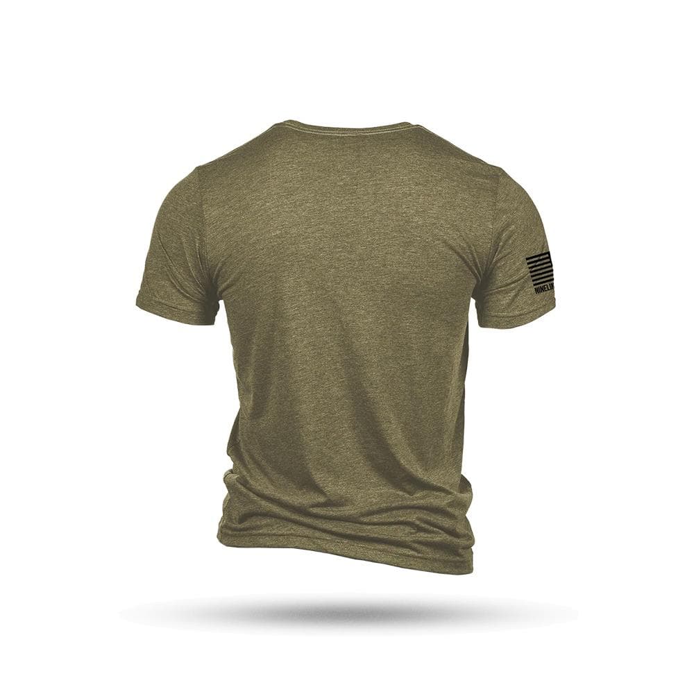 Nine Line Tactical Wiener Short Sleeve Shirt Olive Triblend XL