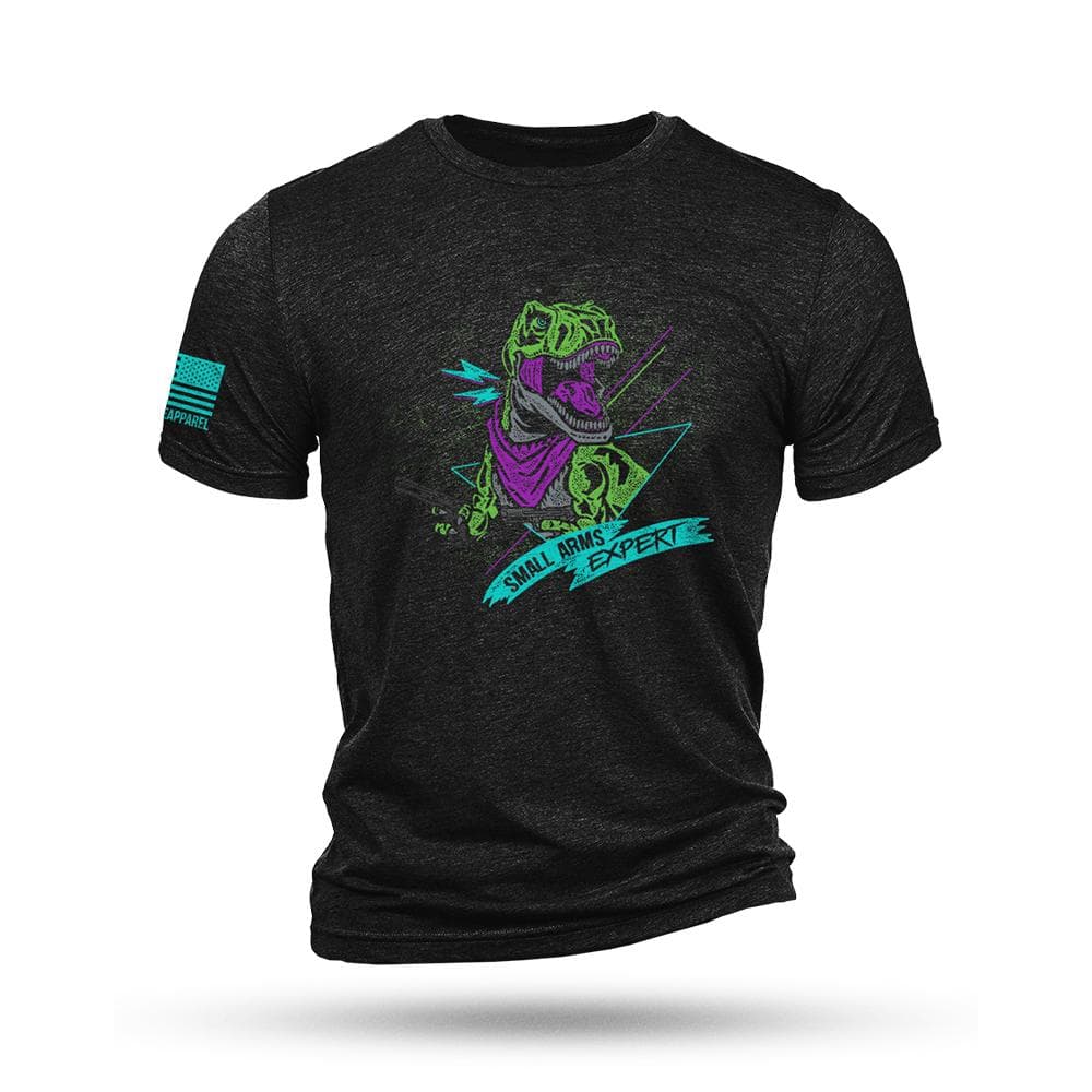 Nine Line T-Rex Short Sleeve Shirt Black Triblend XL