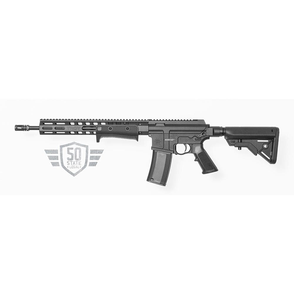 Troy Industries Sporting Pump AR Rifle .223 Rem 10rd Magazine 16" Barrel Troy Stock Optic Ready