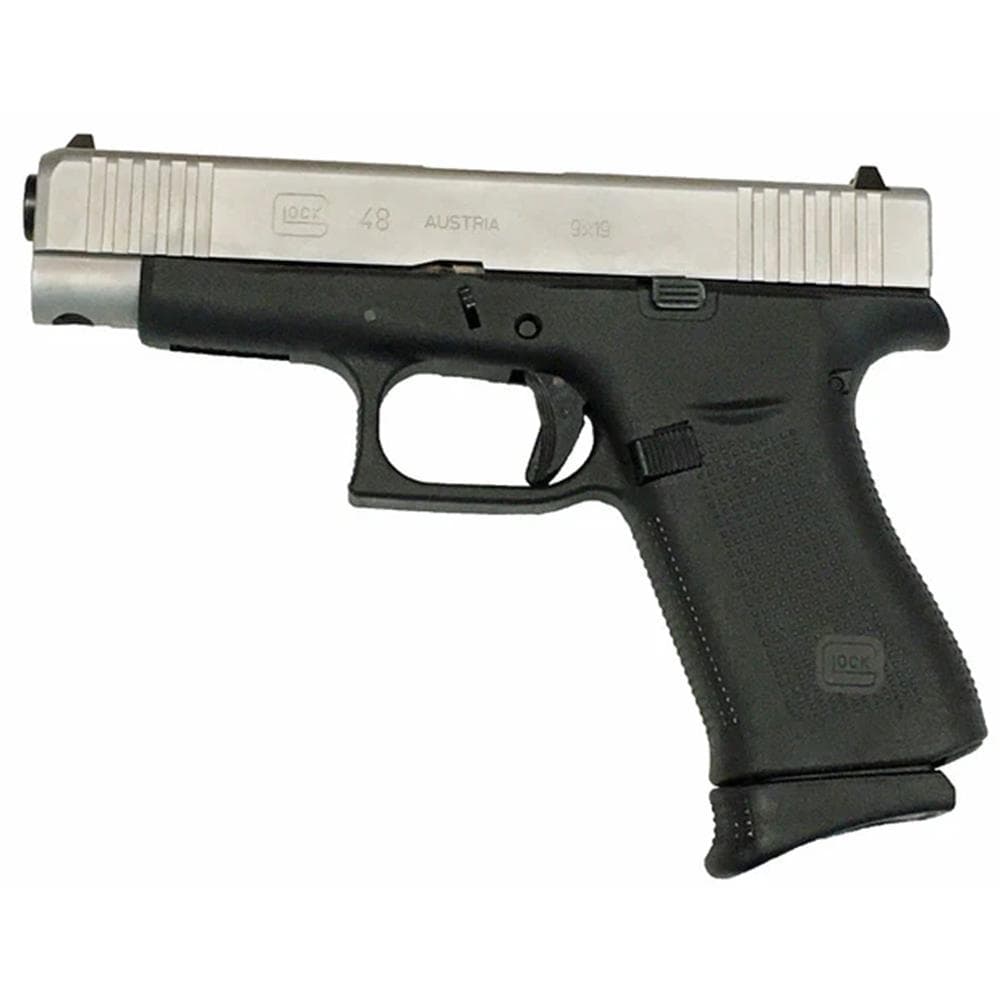 Pearce Grips Grip Extension for Shield Arms 15rd Mag Glock 43x/48 9mm Luger Black