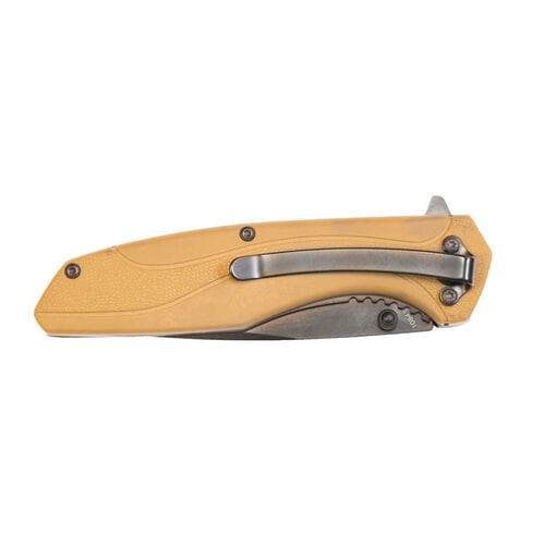 Smith & Wesson 1084312 Drop Point Folding Knife 3 1/2" Blade FDE