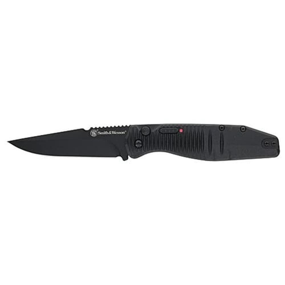 Smith & Wesson Special Ops Auto Full Size Folding Knife 3-2/5" Drop Point Blade Black