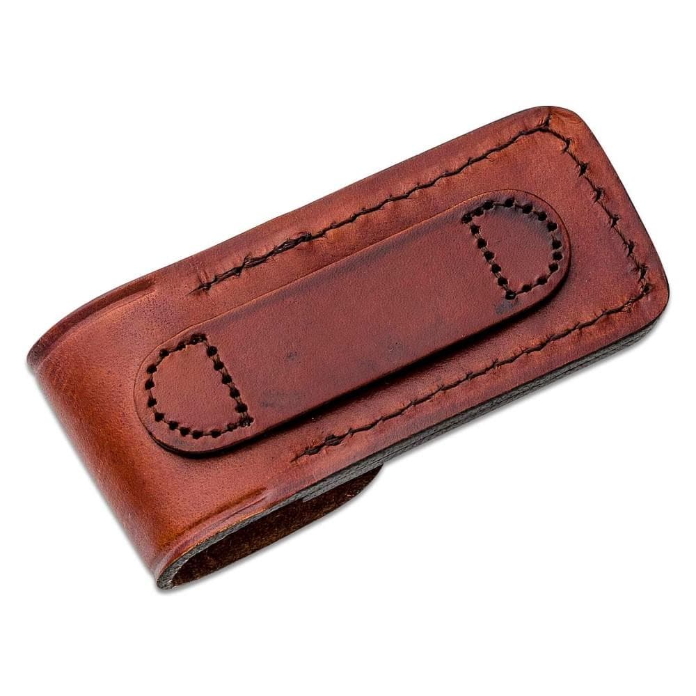 Schrade Uncle Henry Smokey Lockback Folding Knife 2-7/8" Clip Point Blade Wood with Leather Sheath