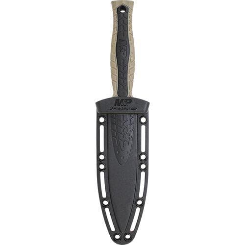 Smith & Wesson M&P Full Tang Fixed Blade Boot Knife 4 3/5" Blade Sand Black