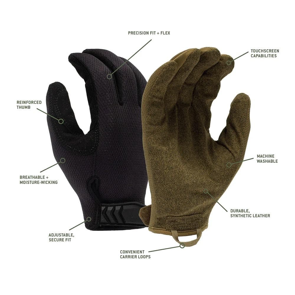 Pyramex Venture Gear Medium-Duty Adjustable Operator Gloves Black M