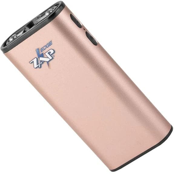 Personal Security Products Zap Edge Rechargeable USB Power Bank LED Stun Gun 950K Rose Gold