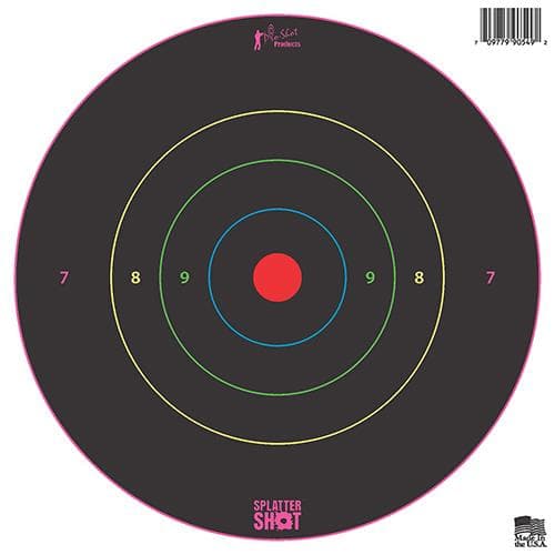 Pro-Shot 8" Bullseye Multi-Color Rings on Heavy Tag Paper 6/ct