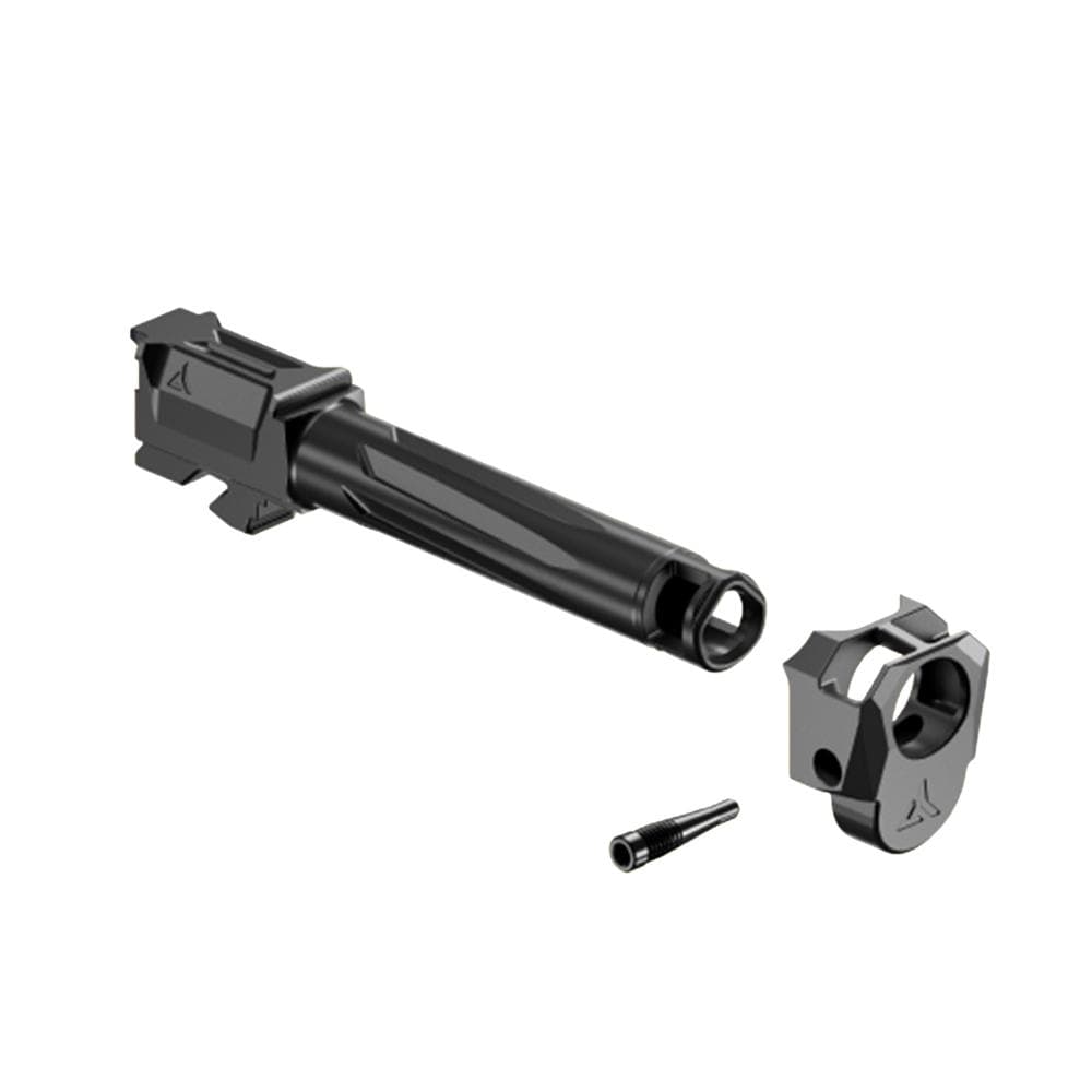 Radian Afterburner and Ramjet Micro Compensator and Ported Handgun Barrel for Glock G43x Black
