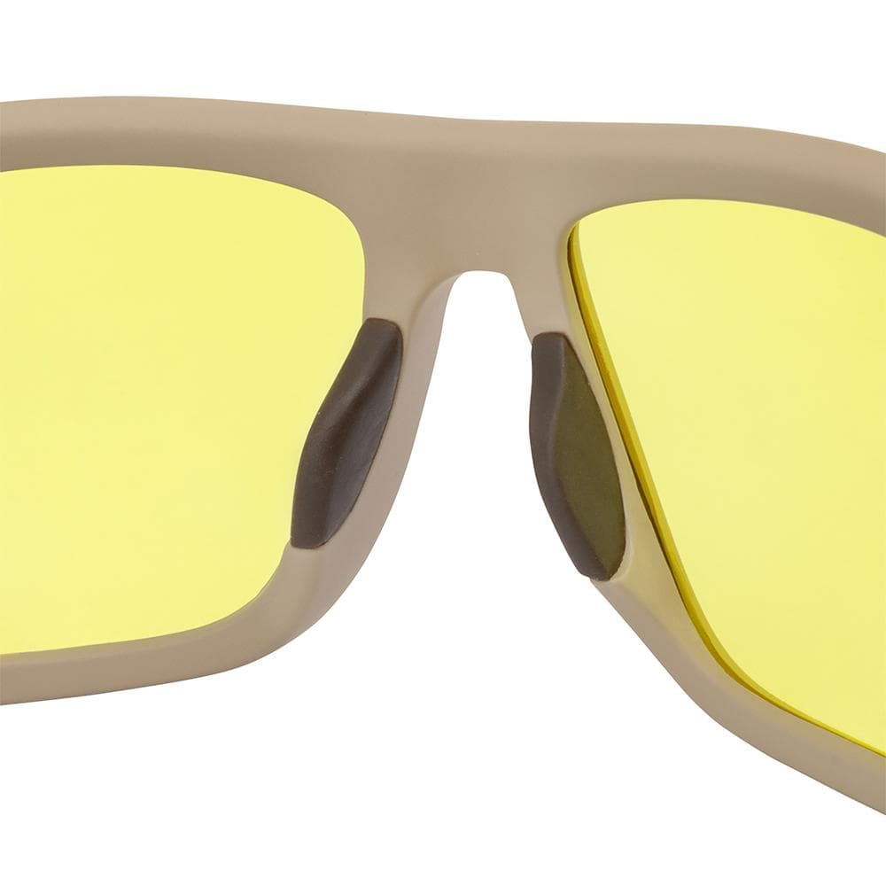 Ducks Unlimited Full-Frame Shooting Glasses Tan Frame with Amber Lens