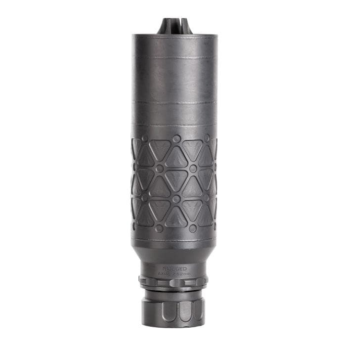 Rugged Axial 7.62 Quick Attach Suppressor 7.62mm Cobalt 6/Stainless Steel 5/824 Thread Pitch