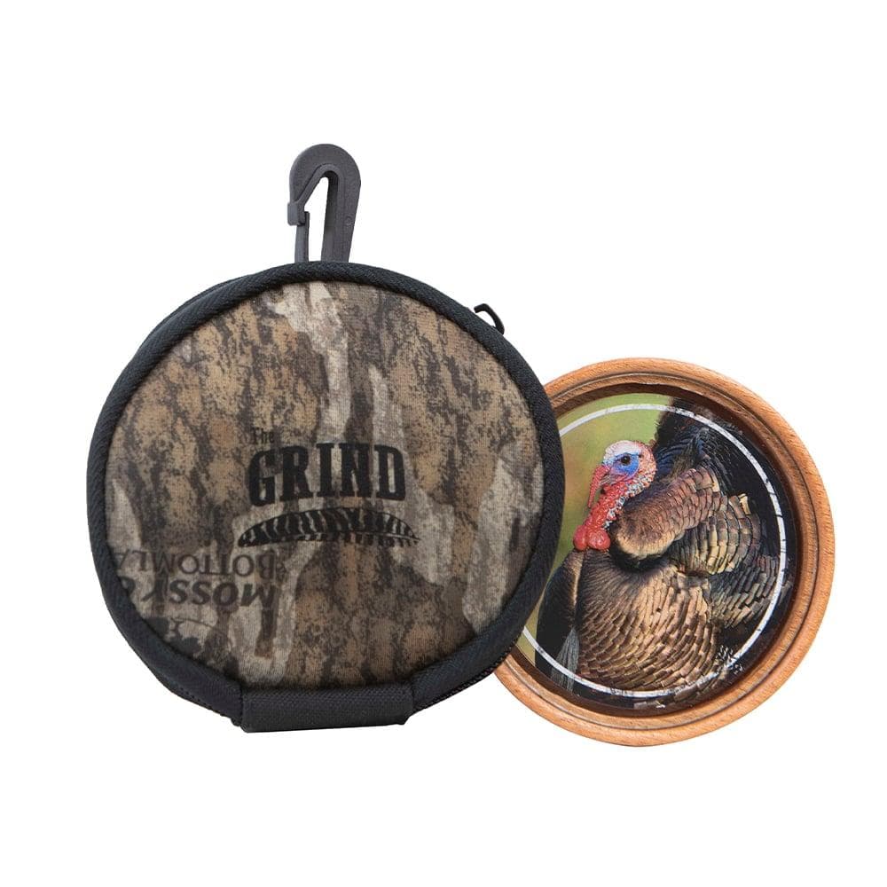 The Grind Pot Call Holder Mossy Oak Bottomland