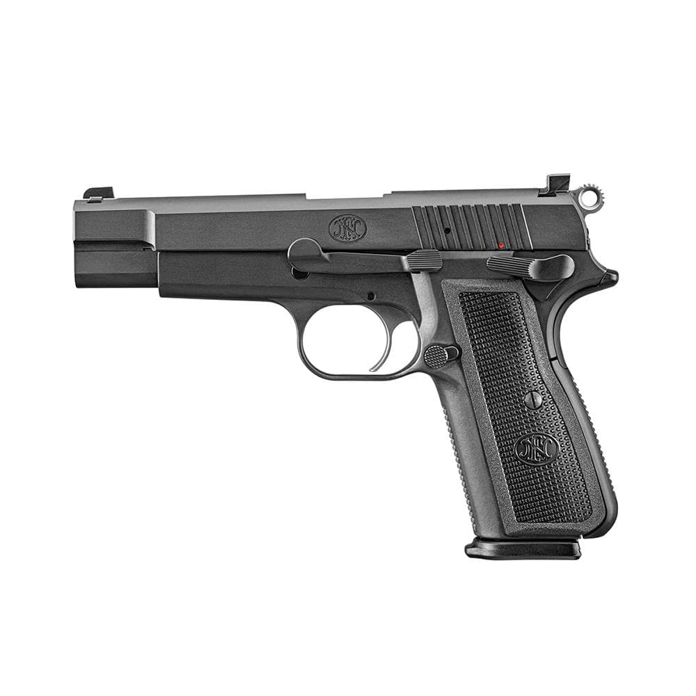 FN High Power Handgun 9mm Luger 10rd Magazines(2) 4.7" Barrel Black Slide/Frame