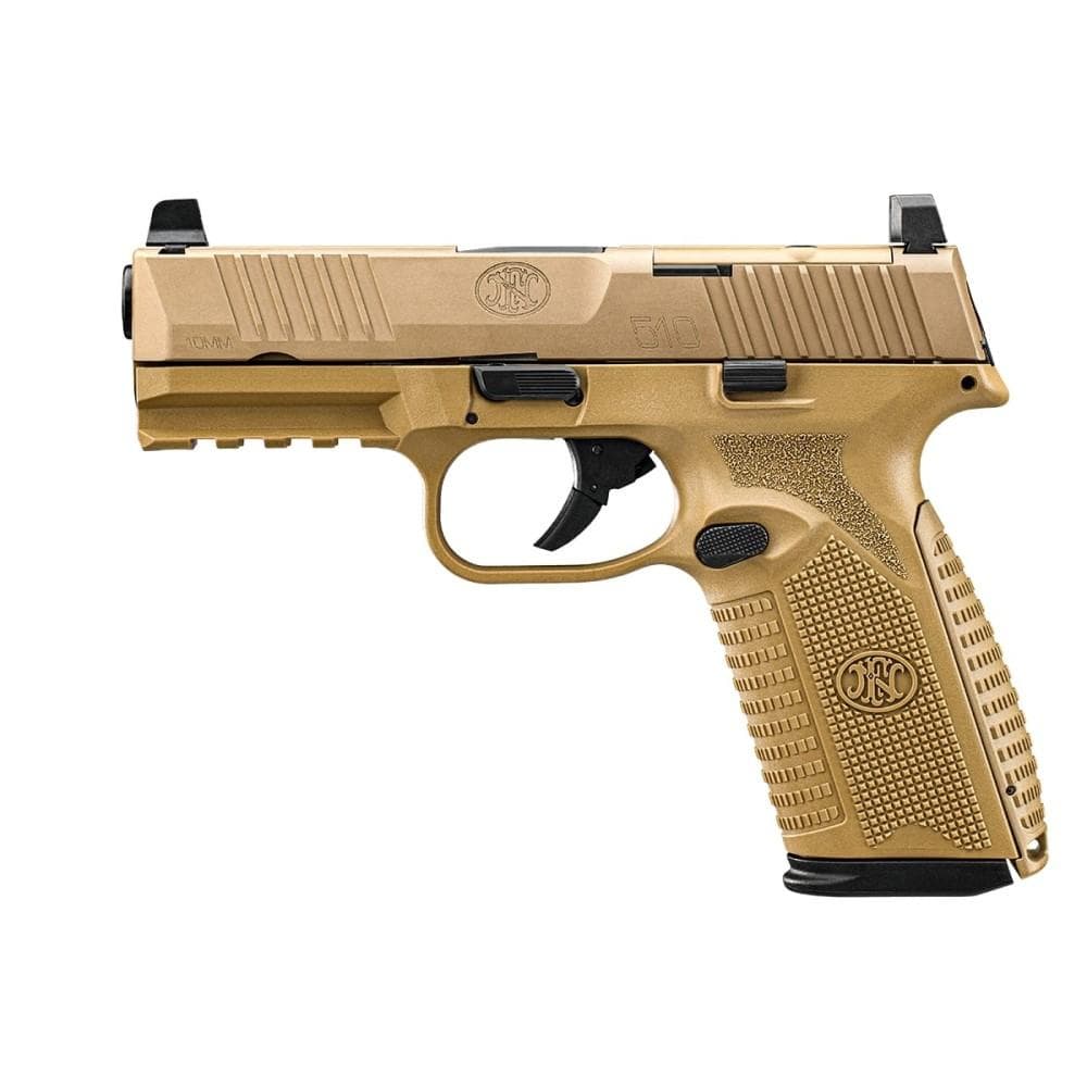 FN 510 MRD Handgun 10mm Auto 15rd Magazine (2) 4.1" Barrel FDE