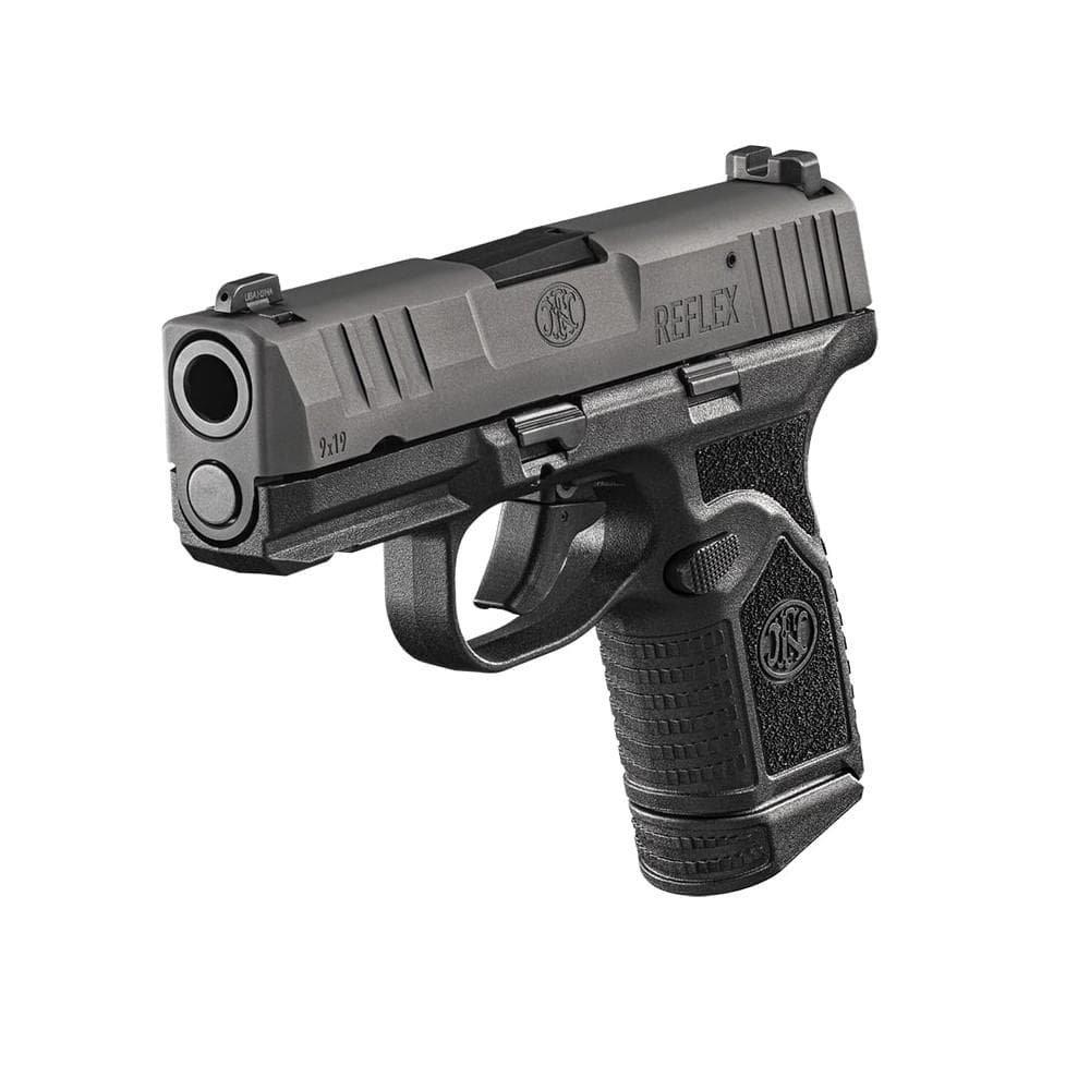 FN USA Reflex Handgun 9mm Luger 11rd & 15rd Magazines (2) 3.3" Barrel Black Night Sights NMS