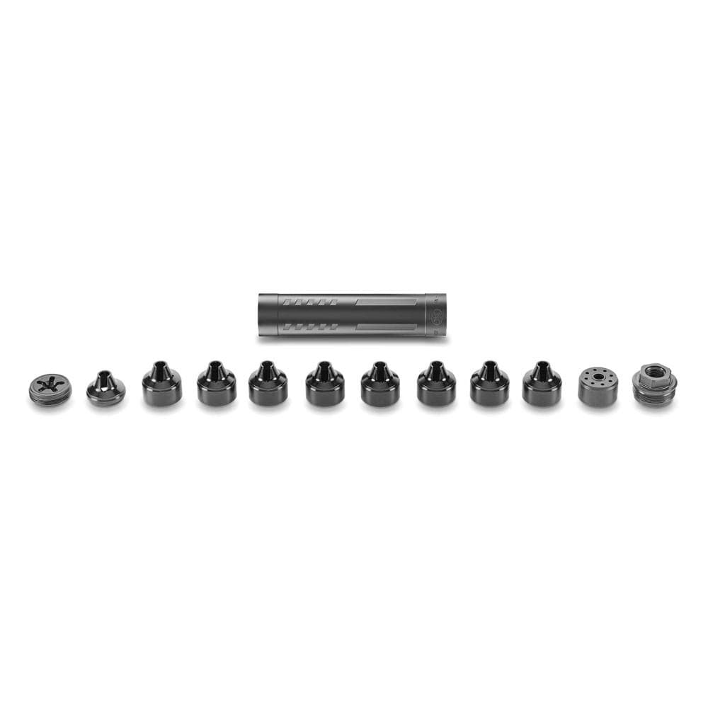 FN Catch 22 Ti Suppressor .22 LR/17 HMR 5.25" 1/2"x28 Thread Black