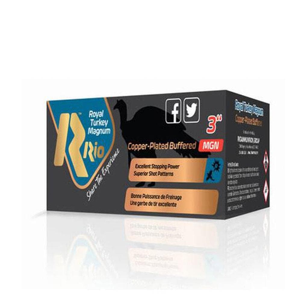 Rio Royal Turkey Buffered Shotshells 12ga 3" 1-3/4oz #6 1250 fps 10/ct