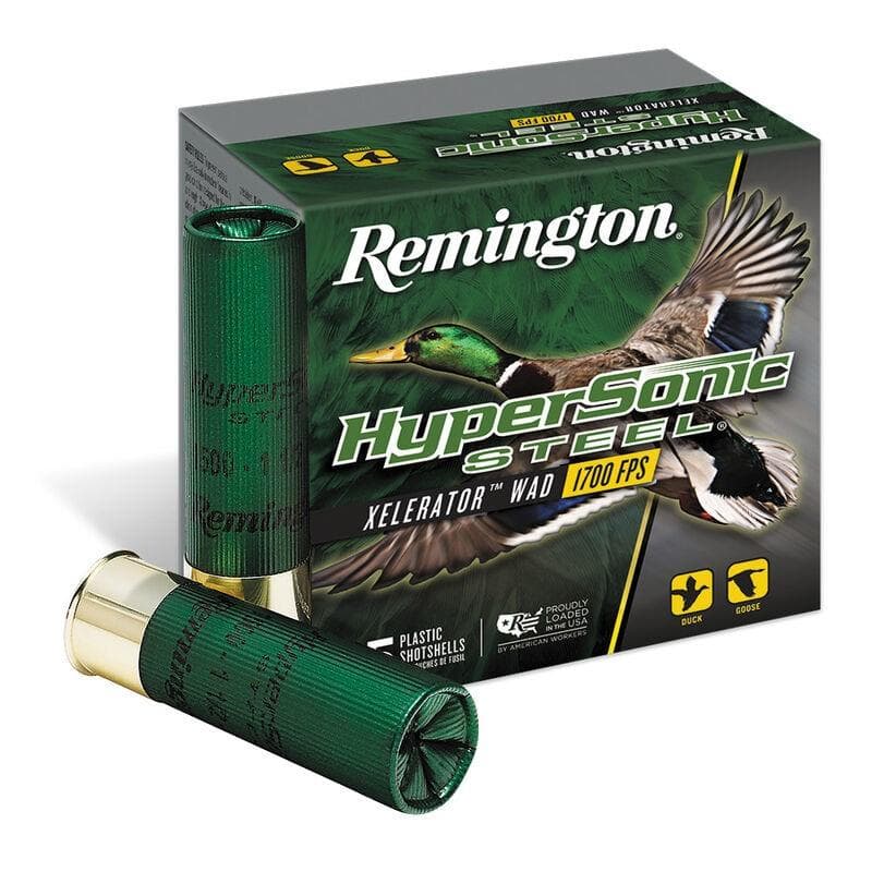 Remington HyperSonic Steel Shotshells 12 ga 3 in 1-1/4 oz #2 1700 fps 25/ct