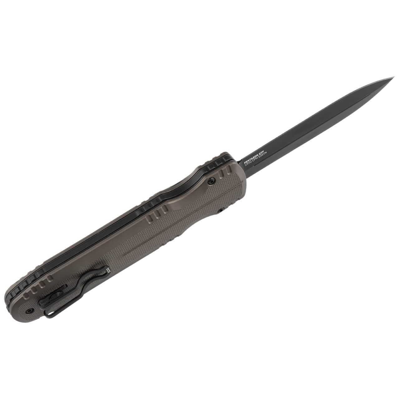 SOG Pentagon OTF Knife 3.79" Blade FDE