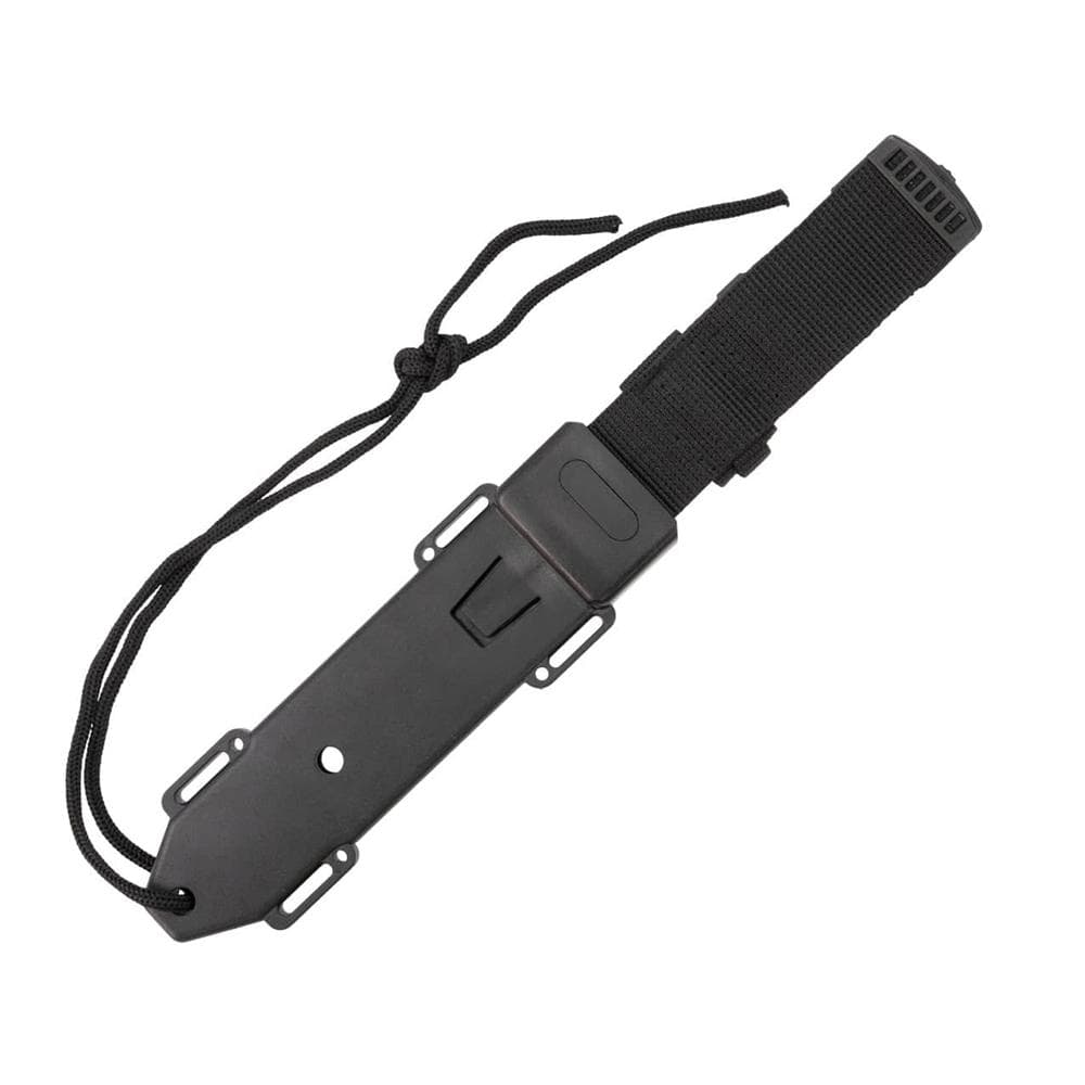 SOG Knives Pinnacle Bowie Fixed Knife 7-1/2" Clip Point Blade Black