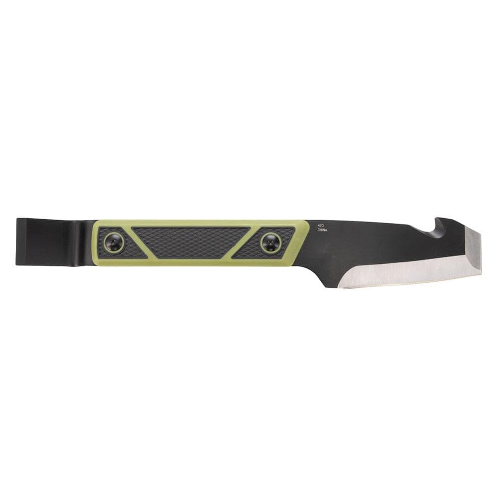 SOG Knives Compound Tac-Pry Fixed Knife 4" Pry Bar Blade Green Black