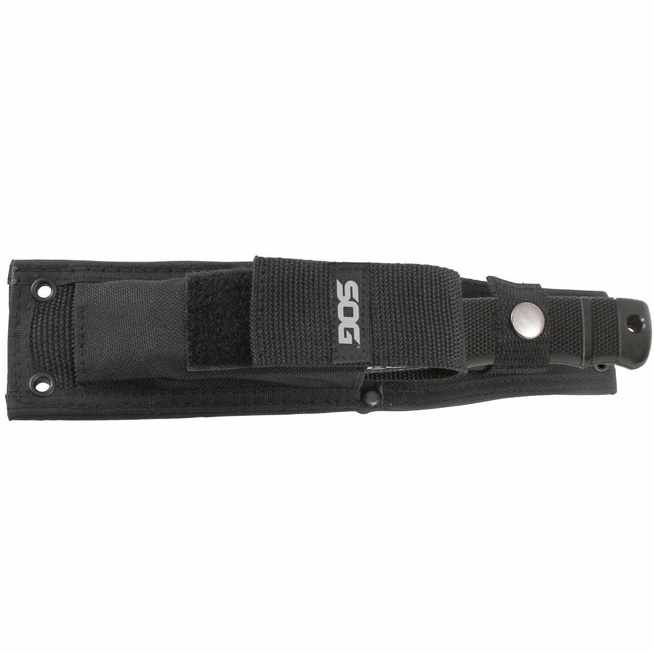 SOG SEAL Pup Elite Knife 4.85" Blade Black with Nylon Sheath