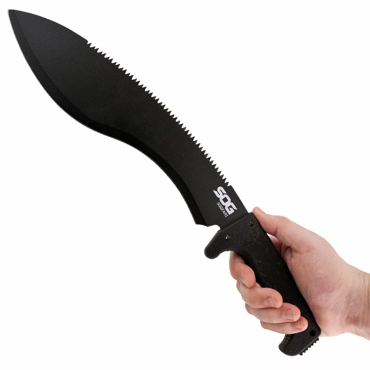SOG SOGfari Kukri Machete 12" Blade Black