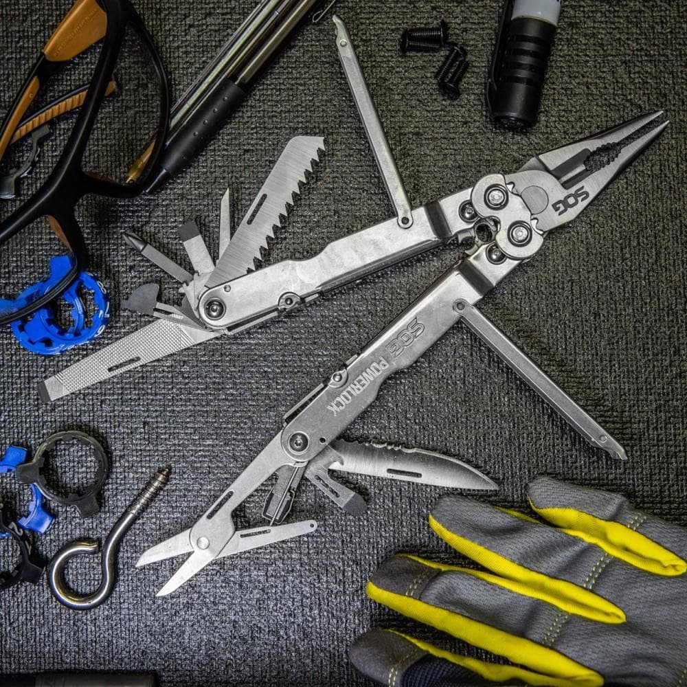 SOG Powerlock Scissors Multi-Tool with Nylon Sheath