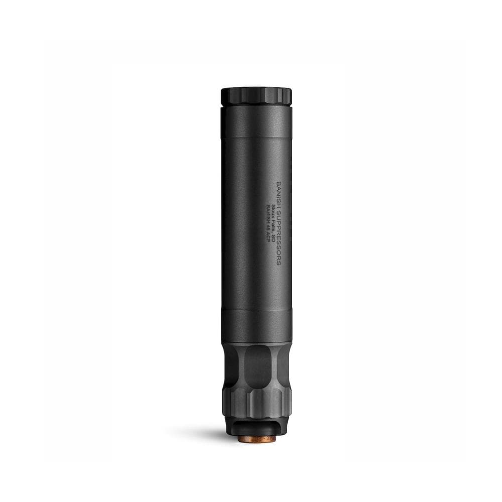 Banish 45 Direct Thread Suppressor .45 Auto Titanium/Aluminum .578x28 Black 8.6" Length