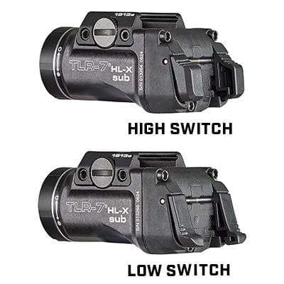 Streamlight TLR-7 HL-X Sub USB Weapon Light 1000 Lumens for Springfield Hellcat Black