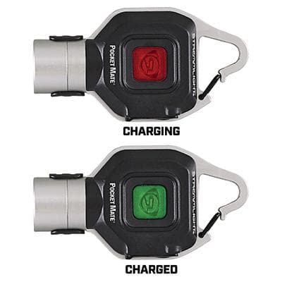 Streamlight Pocket Mate Key Chain Flashlight Blue with USB Cord Box
