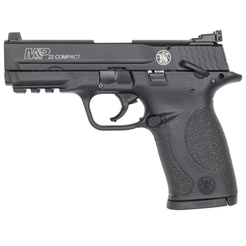 Smith & Wesson M&P 22 Compact Handgun .22 LR 10rd Magazine 3.6" Barrel Black
