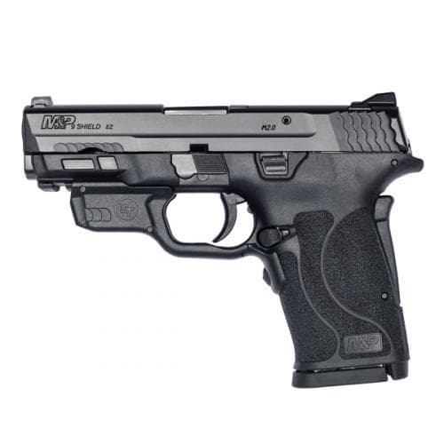 S&W M&P 9 SHIELD EZ No Manual Thumb Safety W/Crimson Trace Red Laserguard 9mm Luger 8rd Magazine 3.75" Barrel