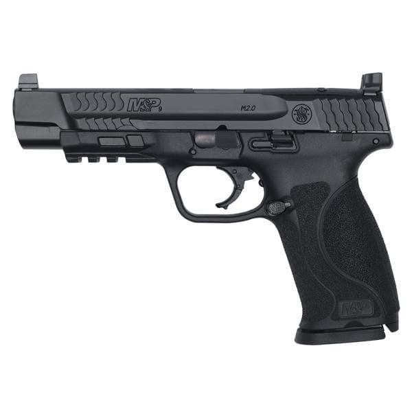 S&W LE M&P9 M2.0 Handgun 9mm Luger 17rd Magazine 5" Barrel Optic Ready No Thumb Safety-USED