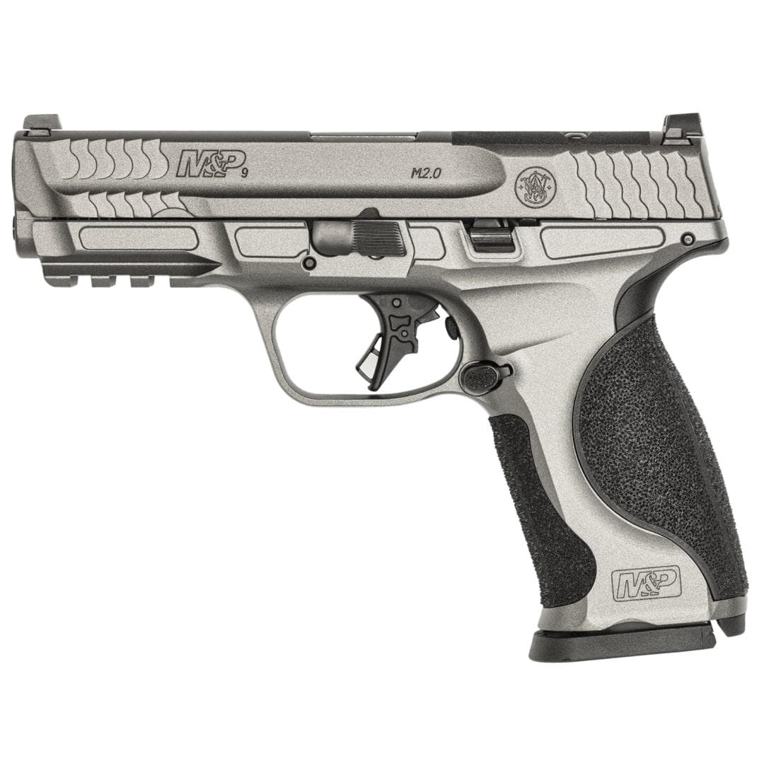 S&W M&P M2.0 Metal Handgun 9mm Luger 17rd Magazines(2) 4.25" Barrel OR Optic Ready