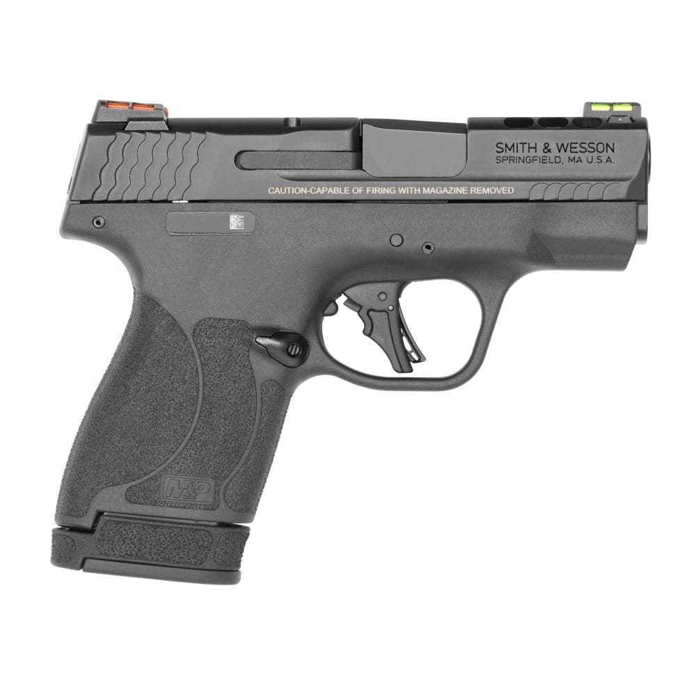 S&W Performance Center M&P 9 Shield Plus with Carry Kit 9mm Luger 10rd & 13rd Magazines (2) 3.1" Ported Barrel Black