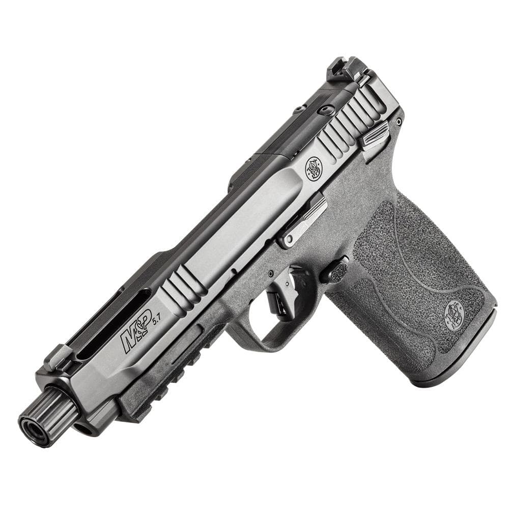 Smith & Wesson M&P 5.7 OR Handgun 5.7x28mm 22rd Magazines (2) 5" Threaded Barrel Thumb Safety Black