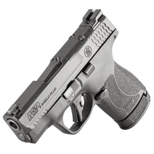 S&W M&P Shield Plus Optics Ready Handgun 9mm Luger 10rd & 13rd Magazines 3.1" Barrel No Thumb Safety