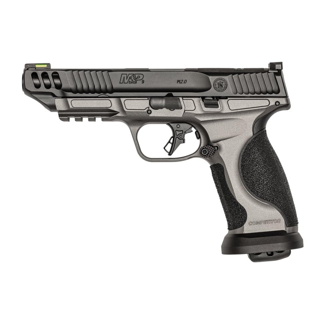 S&W M&P9 M2.0 Performance Center Competitor Handgun 9mm Luger 10rd Magazines(4) 5" Barrel 2-Tone Optic Ready