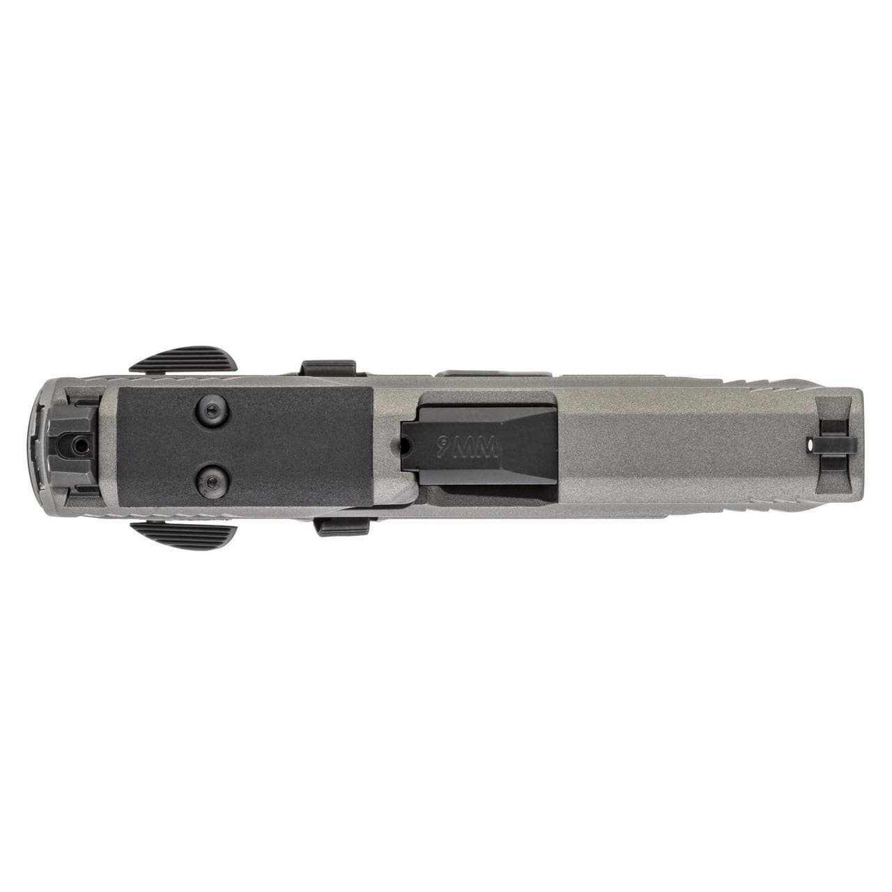 S&W M&P 9 M2.0 Metal Compact OR Handgun 9mm Luger 15rd Magazine(2) 3.6" Barrel Tungsten Gray Cerakote Thumb Safety
