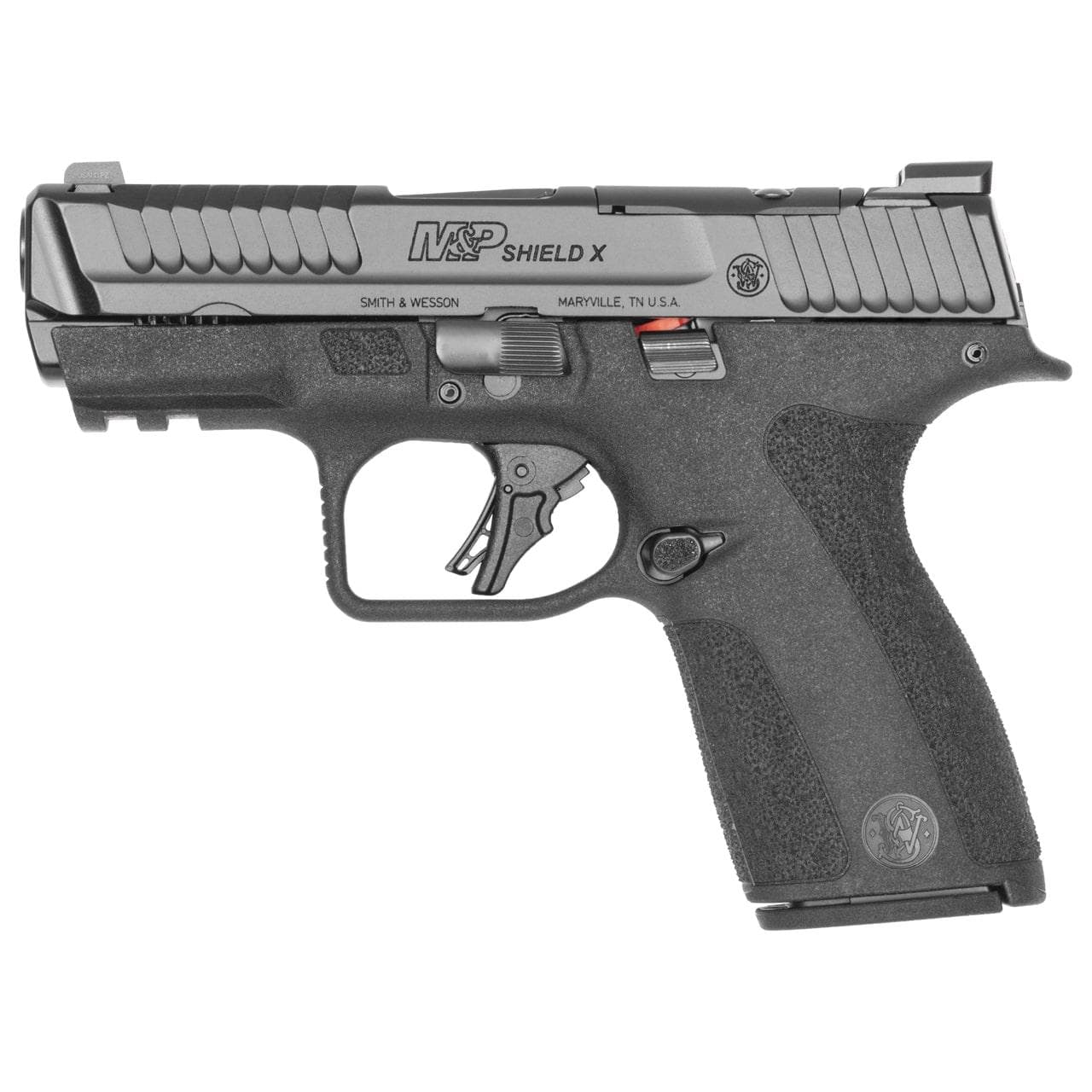 Smith & Wesson M&P9 Shield X Handgun 9mm Luger 13(1)&15(1)rd Magazines 3.6" Barrel Optic Ready No Thumb Safety