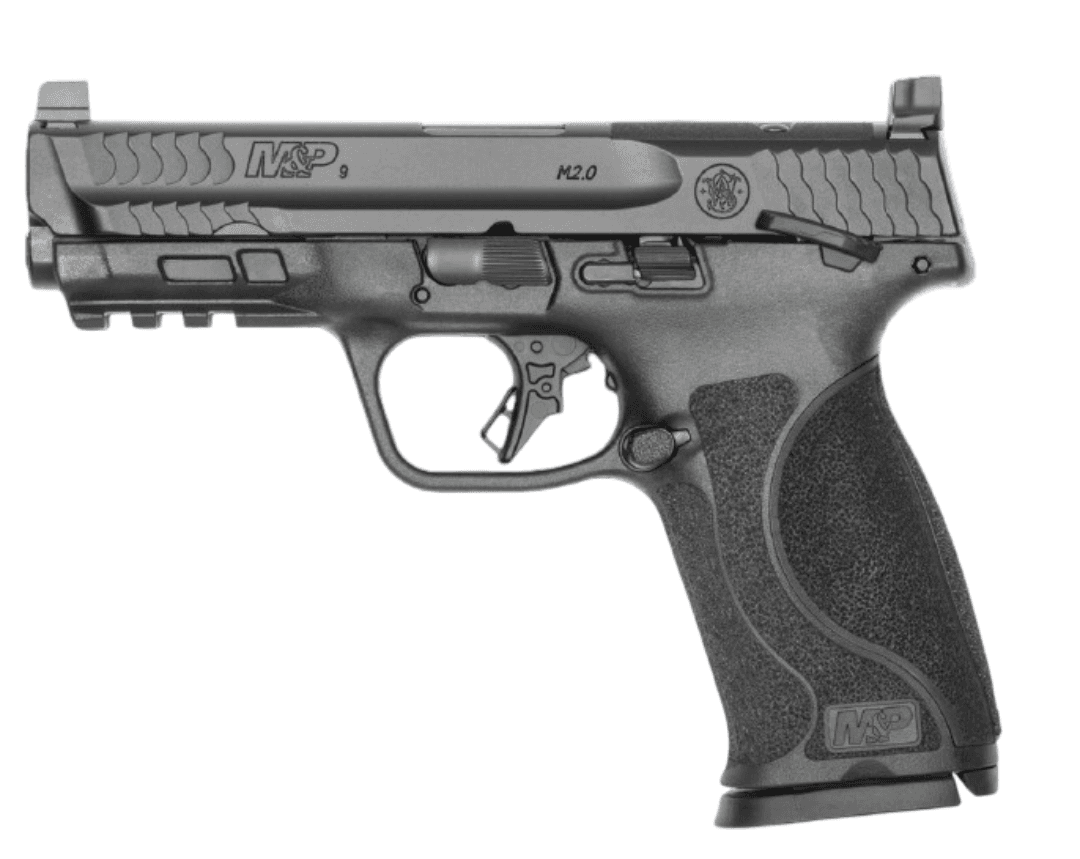 S&W M&P9 M2.0 Optic Ready Handgun 9mm Luger 10rd Magazines(2) 4.25" Barrel Thumb Safety Load Indicator CA Compliant