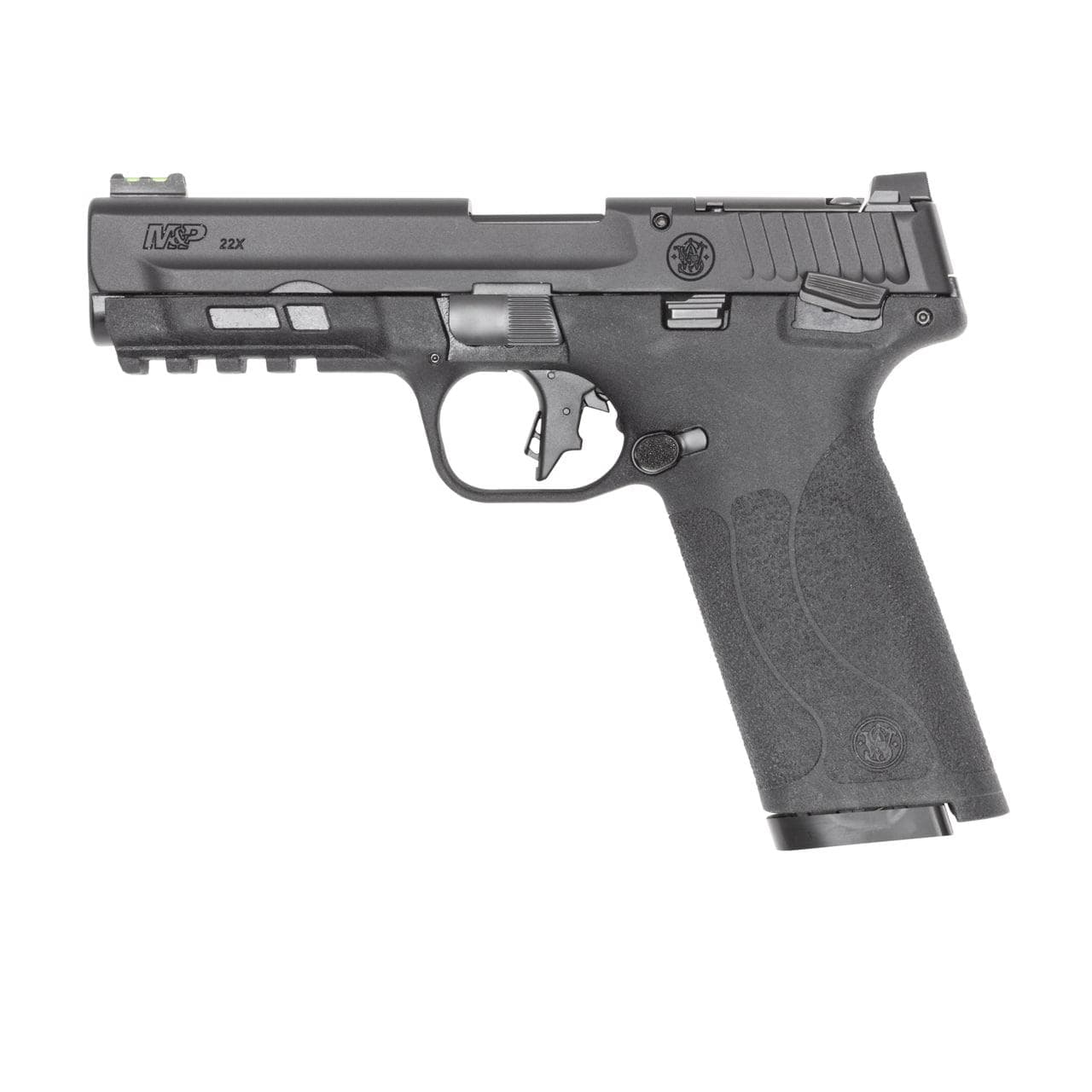 M&P 22X Handgun .22 LR 10rd Magazines(2) 4.1" Barrel White Dot Sights Thumb Safety Black