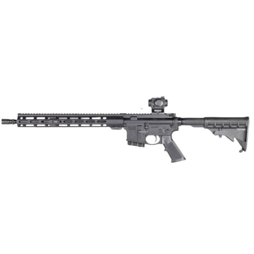 S&W M&P 15 Sport III Compliant Rifle Bundle 5.56mm 10rd Magazine(1) 16" Barrel M-LOK Handguard Black w/CTS-106 Red Dot A2 Flash