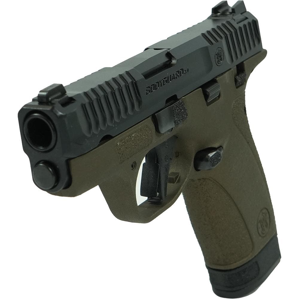 S&W M&P Bodyguard 2.0 Midnight Bronze Thumb Safety Handgun .380 Auto 10(1)&12(1)rd Magazines 2.75" Barrel Midnight Bronze Grip