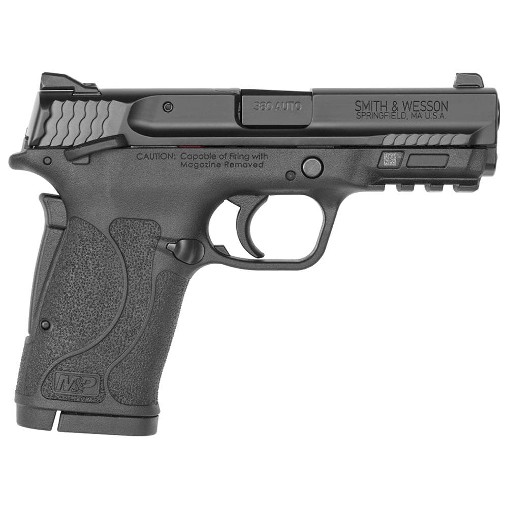 Smith & Wesson M&P380 Shield EZ M2.0 Handgun Bundle .380 Auto 8rd Magazines (5) 3.68" Barrel Black with Case