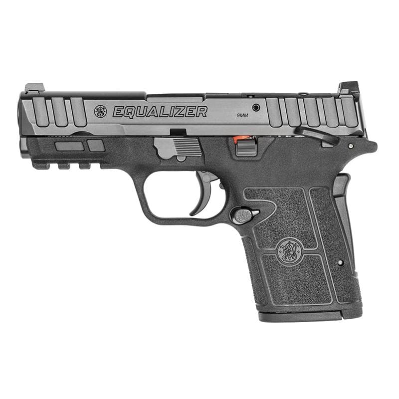 S&W Equalizer Carry On Bundle 9mm Luger 10rd(1)13rd(1)&15rd(1) Magazines 3.67" Barrel Thumb Safety Savior Bag RFX11 Green Dot