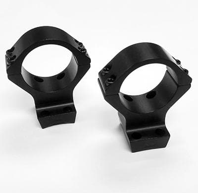 Talley Lightweight Alloy Scope Mount Combo Browning X-Bolt 30mm Low - Black Anodized