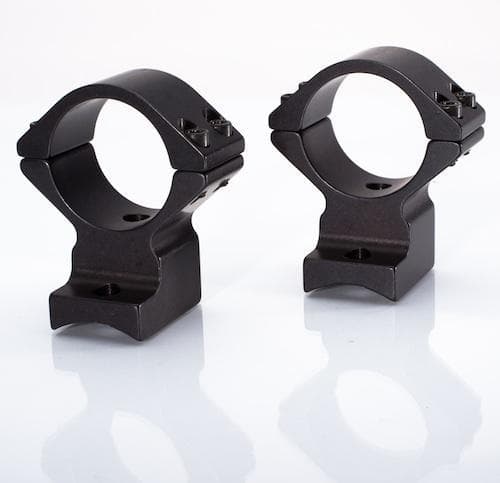 Talley Lightweight Alloy Scope Mount Combo Remington 700-721-722-725-40X 30mm Med SA 20MOA - Black Anodized
