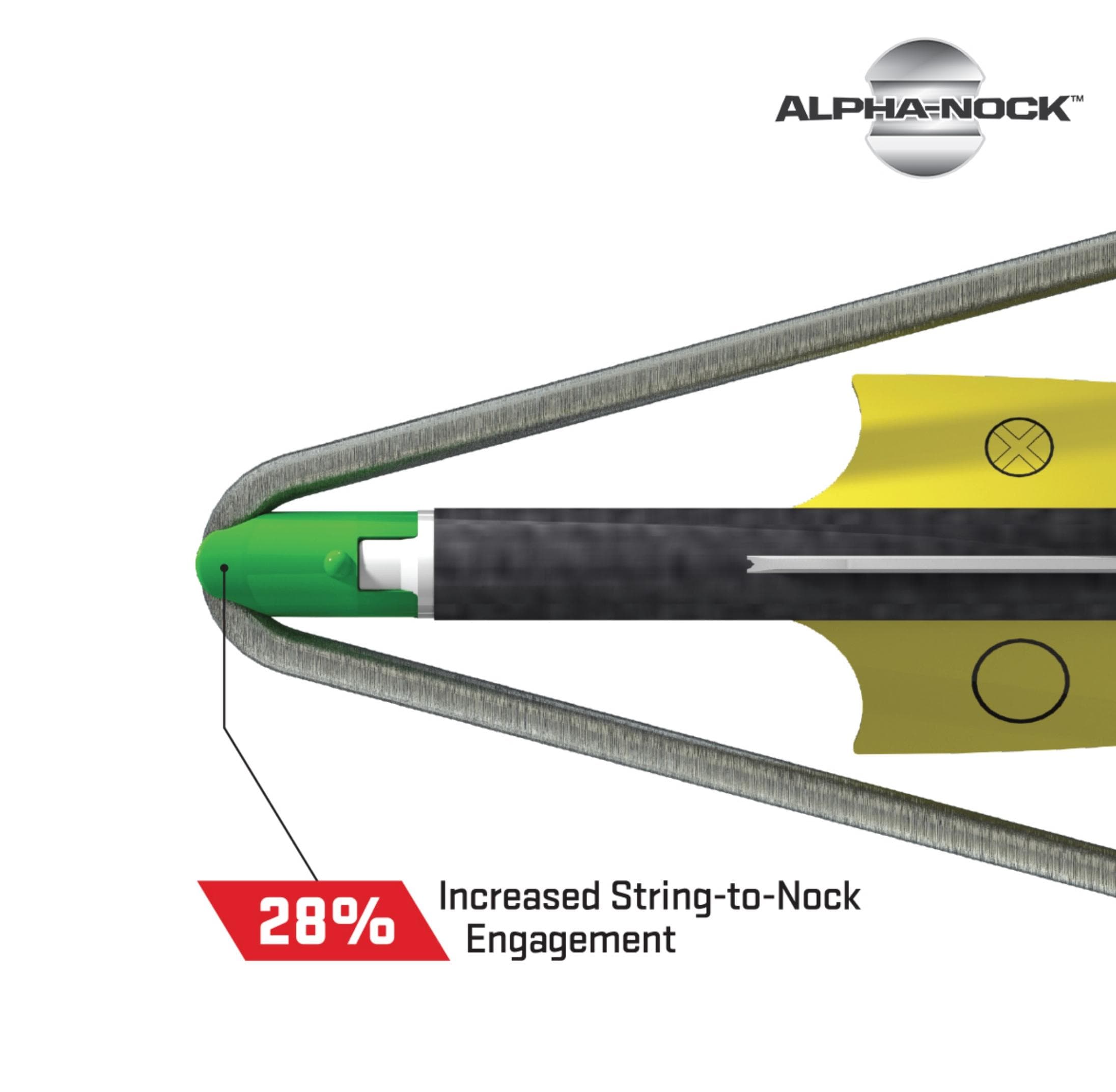 Ten Point EVO-X CenterPunch 16 Carbon Arrows 16" w/ Alpha-Nocks .001"