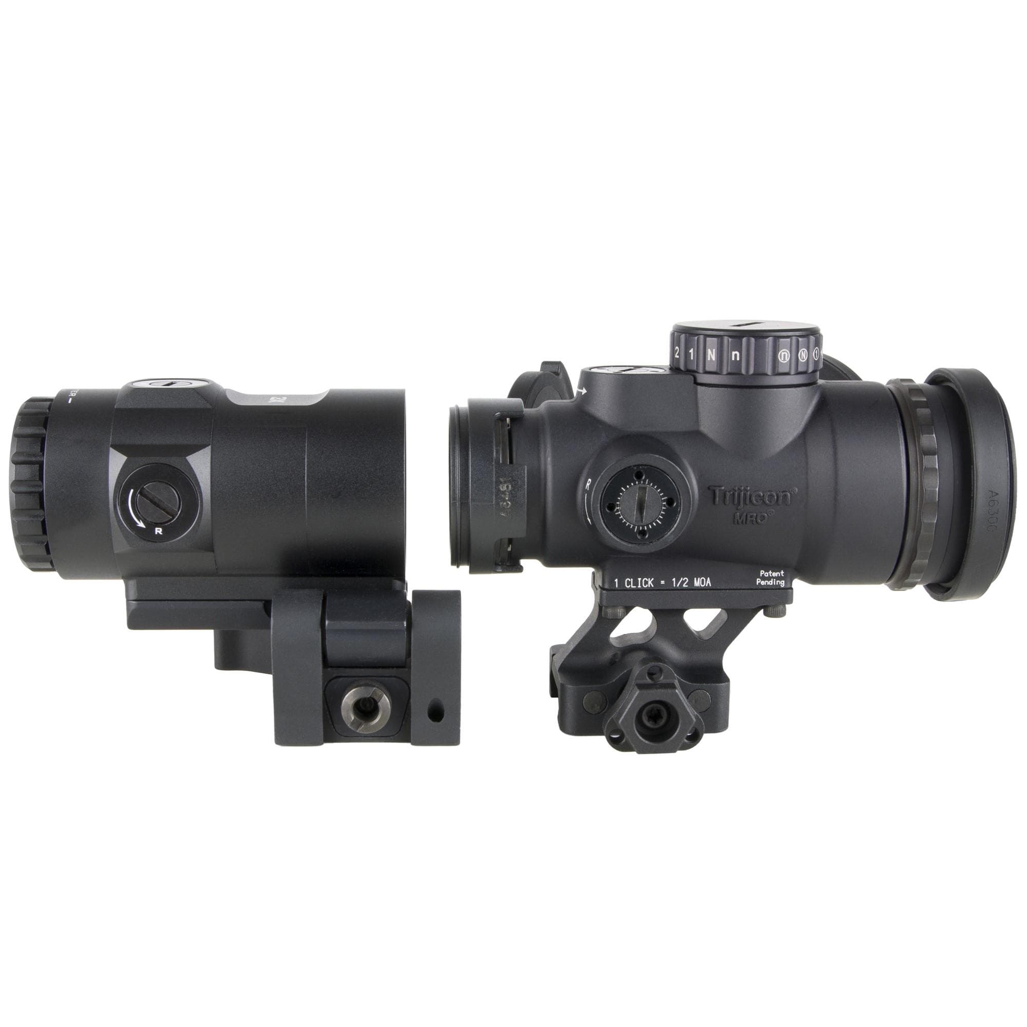 Trijicon MRO HD Patrol Combo 1x25 68 MOA Reticle 2MOA Dot